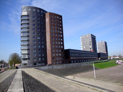 Nijmegen, hoogbouw West (Waalbandijk)