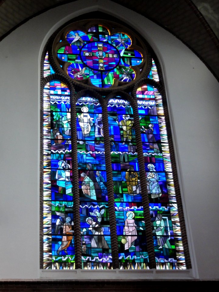 Nijmegen, Antonius van Padua kerk, raam 18