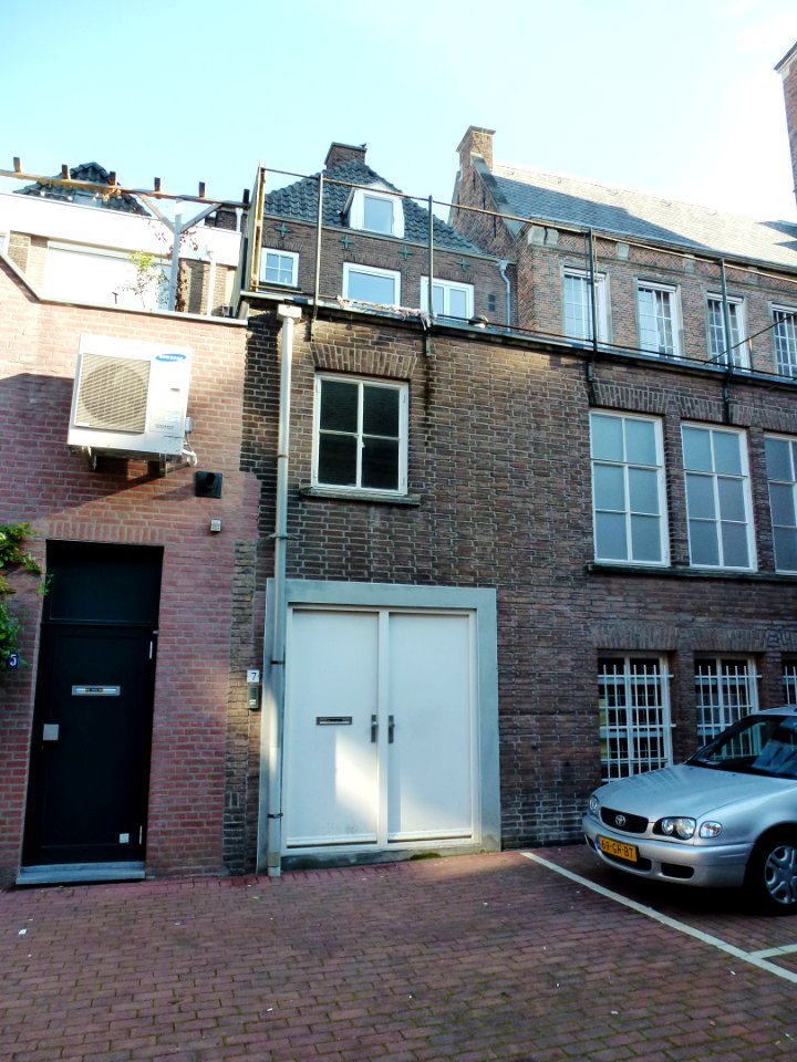 Nijmegen Burchtstraat 18 achterkant, Kerkegasje 7-7a-7b