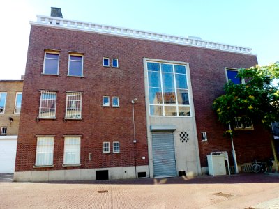 Nijmegen Burchtstraat 3-3a-3b warenhuis achterkant, Eiermarkt 1