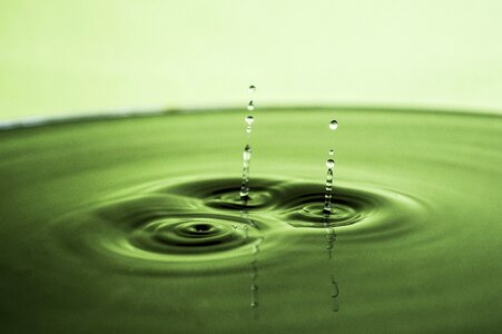 Liquid reflection ripple