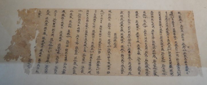 Ningxia Museum Tangut manuscript E