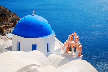 Island greek white photo
