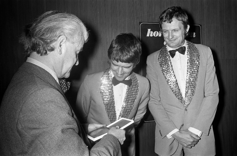 Nipkofschijven voor Kees van Kooten en Wim de Bie in RAI congrescentrum Kees va, Bestanddeelnr 927-4274