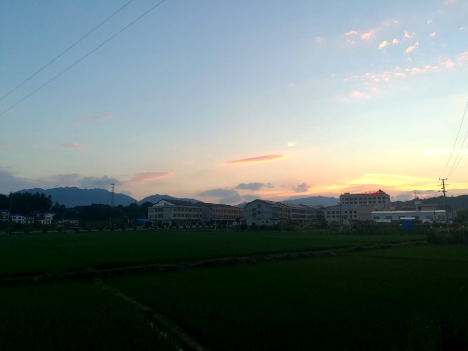 Ningxiang Qingshanqiao at dusk, 25 June 2018, Picture2