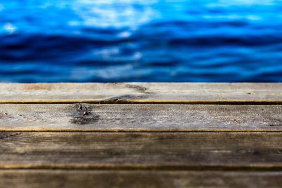 Ocean water wood