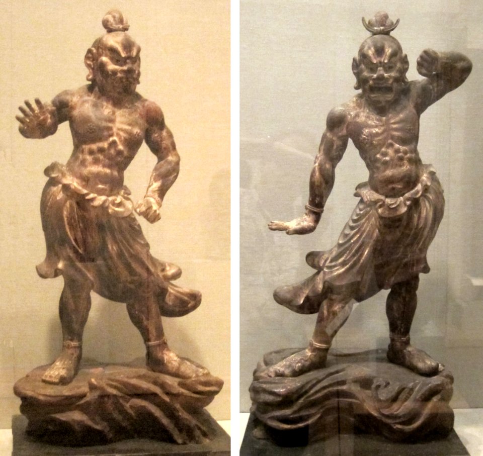 Ni-o (pair of temple guardians), Japan, Kamakura period, 13th-early 14th century, HAA