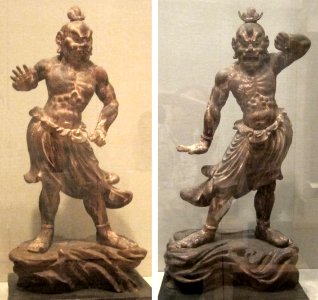 Ni-o (pair of temple guardians), Japan, Kamakura period, 13th-early 14th century, HAA