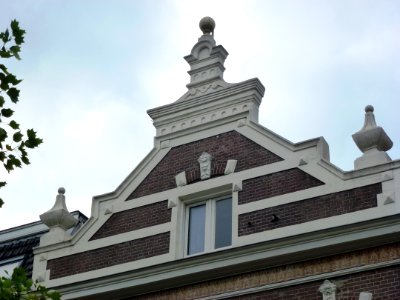 Nijmegen Graafseweg 20 geveltop