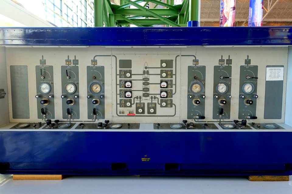 Nitrogen Pressure Controller, Ground Support Console for Titav IV vehicle - Evergreen Aviation & Space Museum - McMinnville, Oregon - DSC00815
