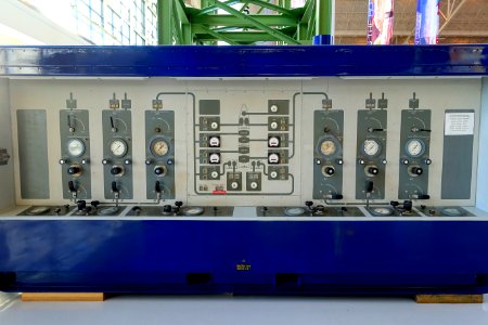 Nitrogen Pressure Controller, Ground Support Console for Titav IV vehicle - Evergreen Aviation & Space Museum - McMinnville, Oregon - DSC00815