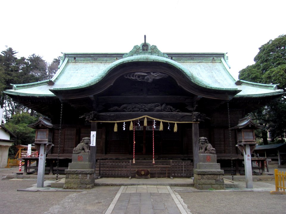 Ninomiya-jinja (Funabashi) haiden