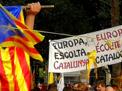 Nl Barcelona Catalan National Day 2018 Demonstration 16