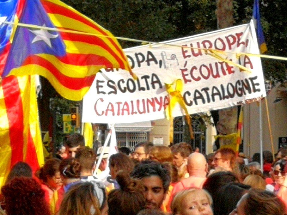 Nl Barcelona Catalan National Day 2018 Demonstration 15