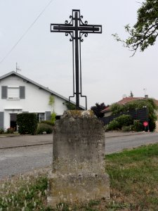 Nixéville (Nixéville-Blercourt, Meuse) croix de chemin A