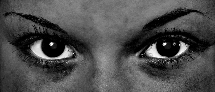Woman light portrait