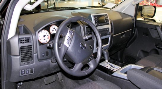 Nissan Titan Crew Cab Pro-4X Flex Fuel interior