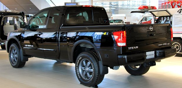 Nissan Titan Crew Cab Pro-4X Flex Fuel rear