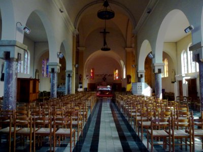Nivelle (Nord, Fr) église, intérieur