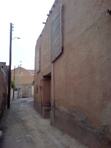 Nishapur Jame' Mosque from behind iwan (4)
