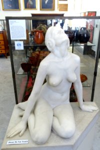 Nirvana by Clyde Du Vernet Hunt (1861-1941), Paris, France, c. 1920, marble - Bennington Museum - Bennington, VT - DSC08546