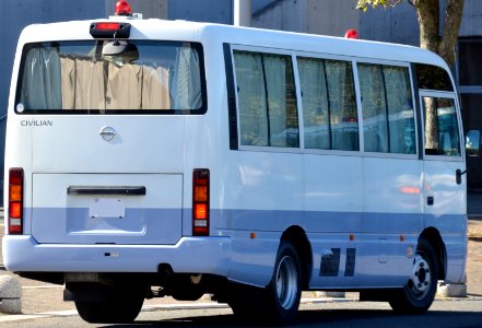 Nissan Civilian DVW41 Medium size transport vehicle rear