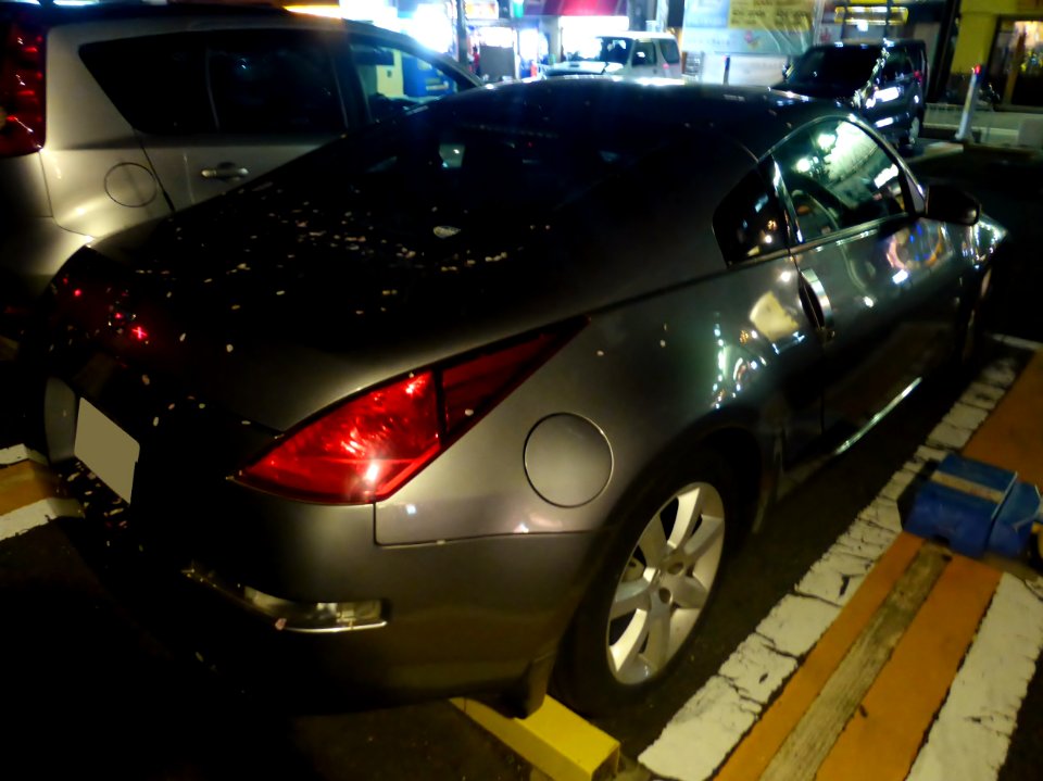 Nissan FAIRLADY Z (Z33) at night rear