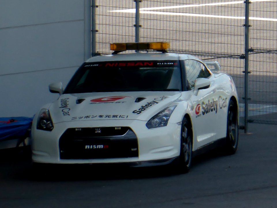 Nissan GT-R (CBA-R35) as SUPER GT Safety Car