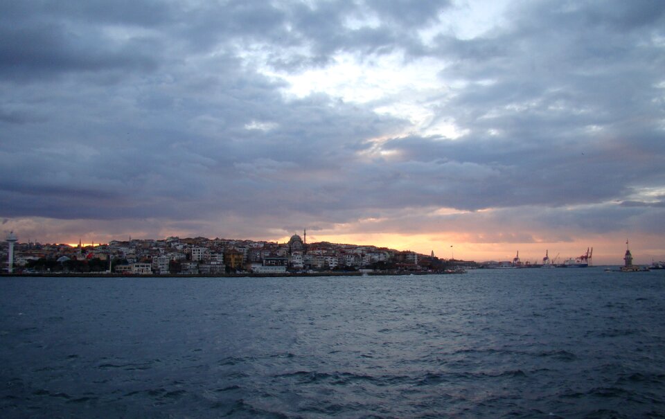 Istanbul bridge channel