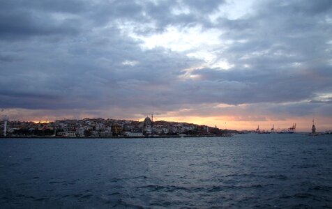 Istanbul bridge channel