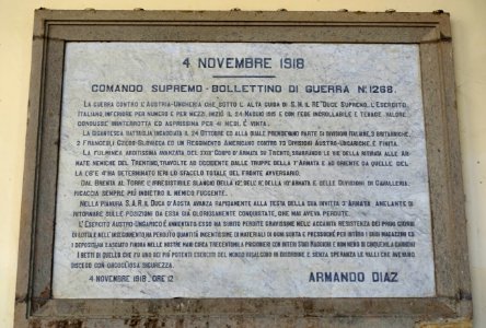 November 4, 1918 memorial - Palazzo dei Priori - Viterbo, Italy - DSC02122