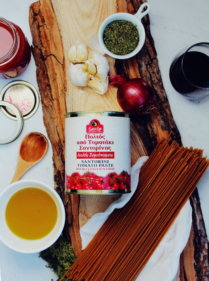 Meal italian tomato paste