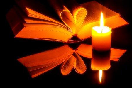 Heart book pages novel