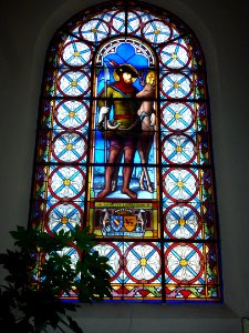 Nortkerque (Pas-de-Calais) église Saint-Martin vitrail 01