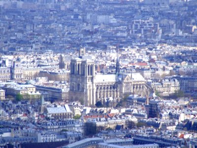 Notre Dame, seen from Tour Montparnasse