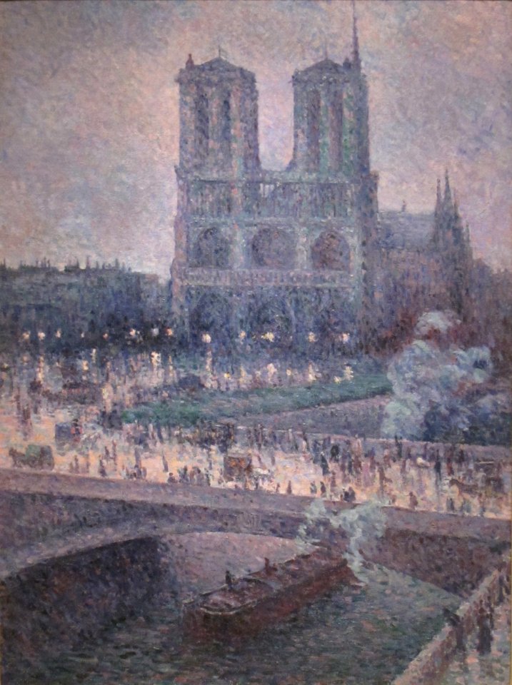 Notre Dame by Maximilien Luce, San Diego Museum of Art