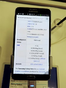 Note 3 showing its ENWP page jeh