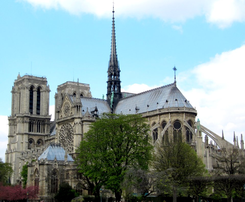 Notre Dame de Paris au printemps