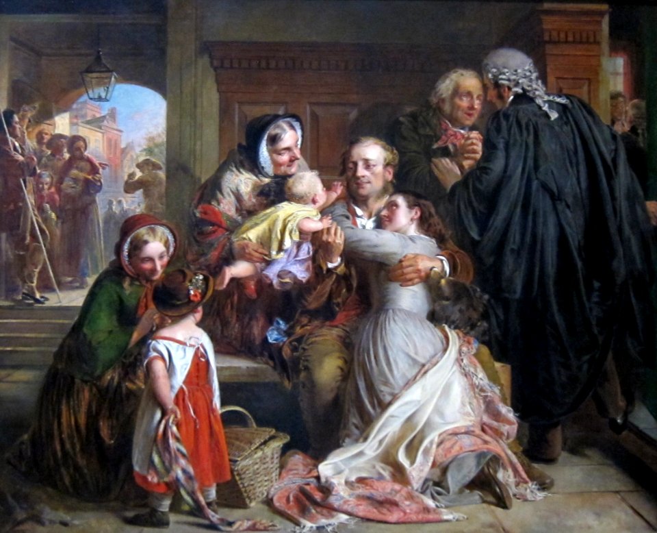 Not Guilty by Abraham Solomon, 1854, Getty Center