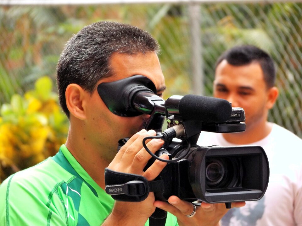Camera in hand