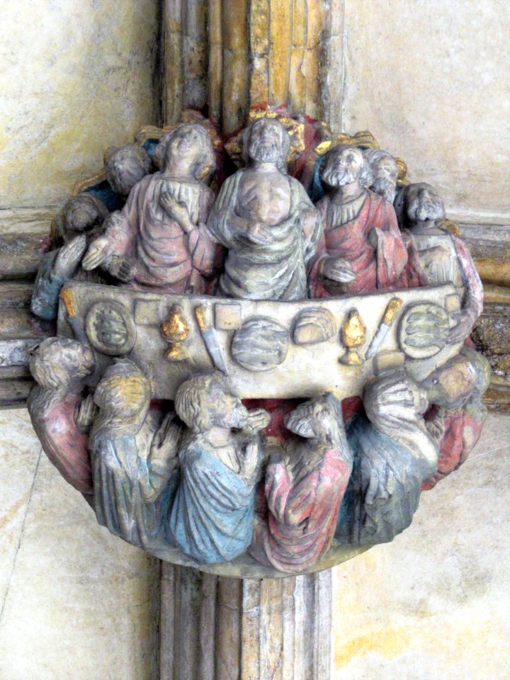 Norwich Cathedral cloisters, roof boss 30