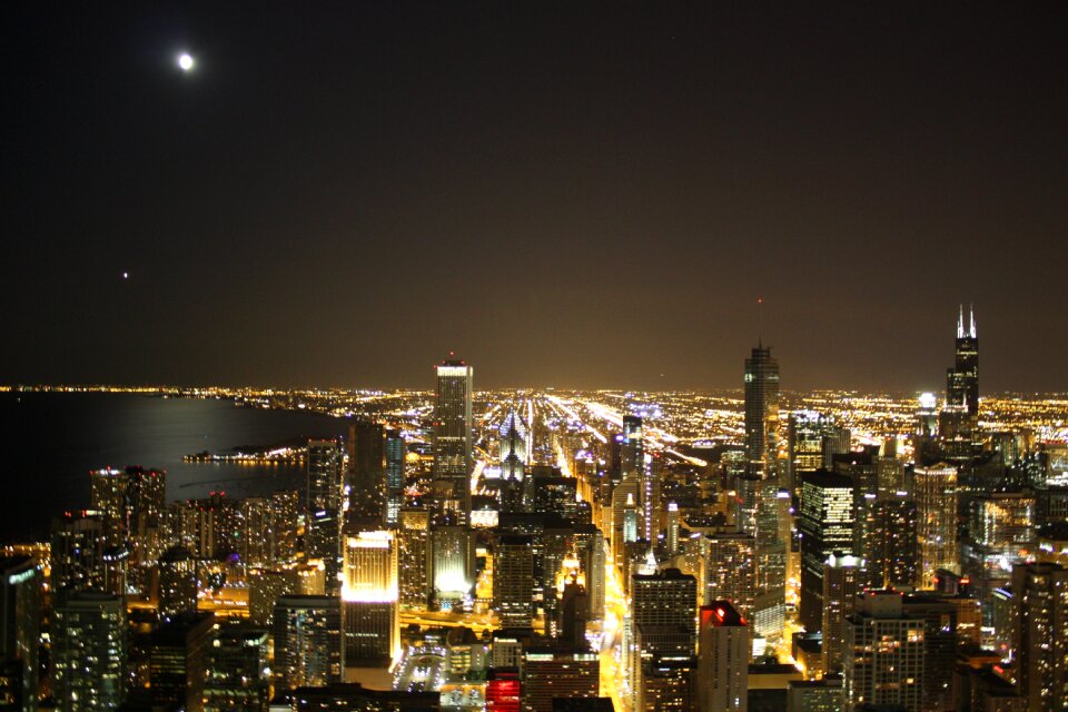 Skyline night city