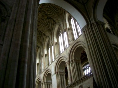 Norwich cathedral, the nave from south transept