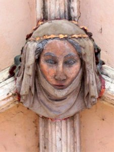 Norwich Cathedral cloisters, roof boss 08