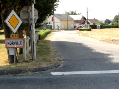 Norville (Seine-Mar.) entrée