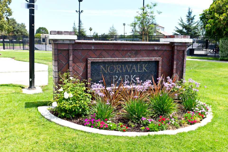 Norwalk Park Sign, Norwalk, California