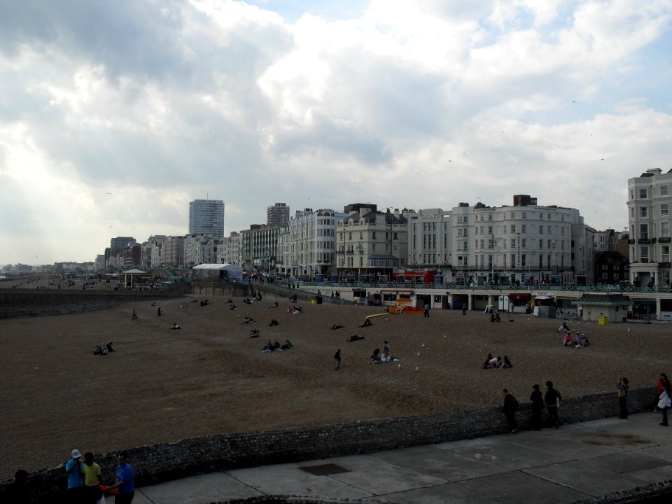Northwestward view from Palace Pier, Brighton (June 2010)