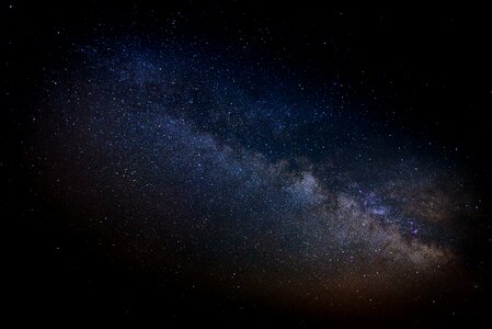 Milky way night sky photo