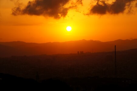 Spain sunset ronda photo
