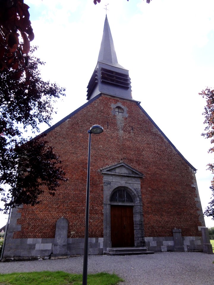 Noyelles-sur-Sambre (Nord, Fr) église façade